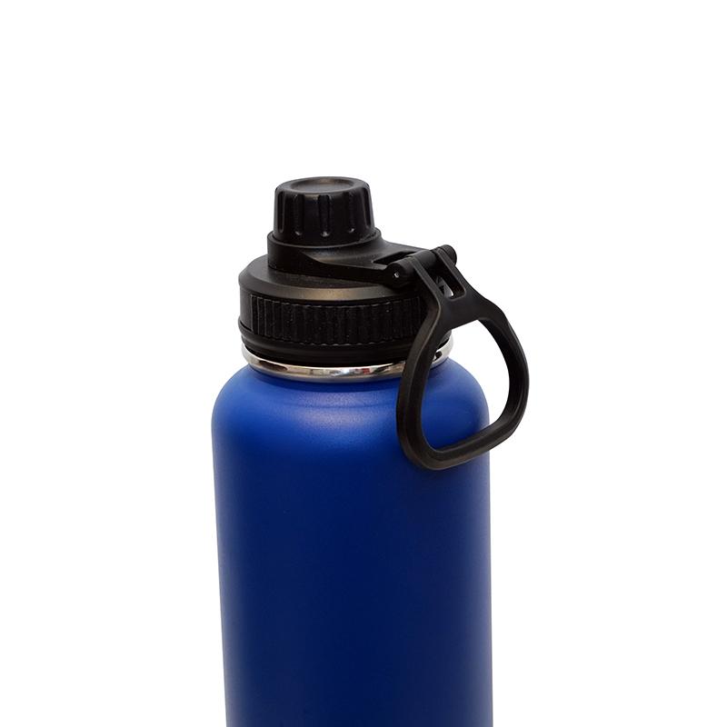 Custom Insulated Vacuum Sports Water Bottle With 24 Hours Of Cold And 12 Hours Of Heat Blue